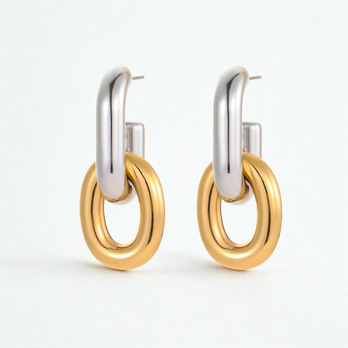 Aretes Gold Link