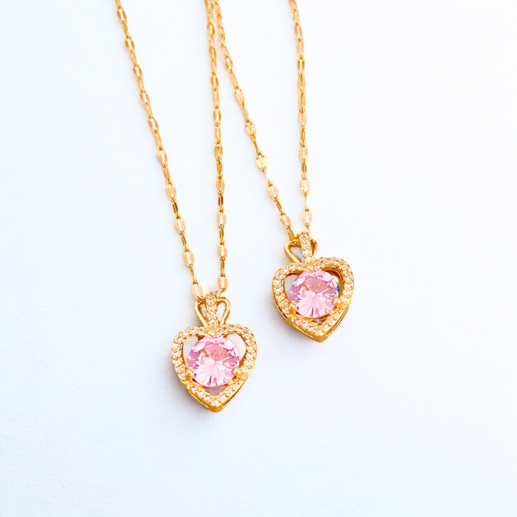 Collar Pink Heart