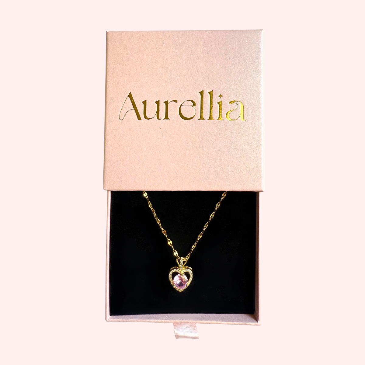 Collar Pink Heart