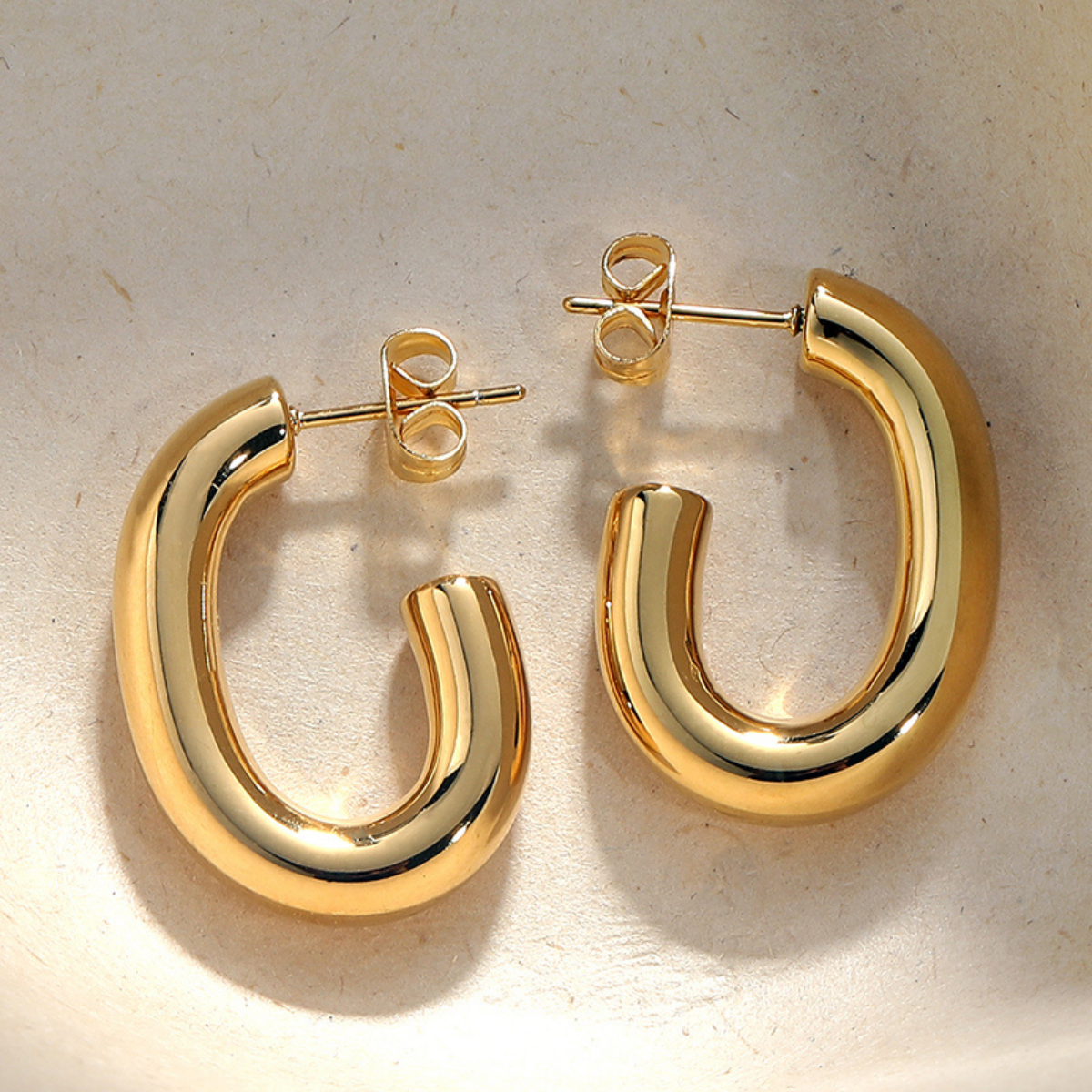 Aretes golden style