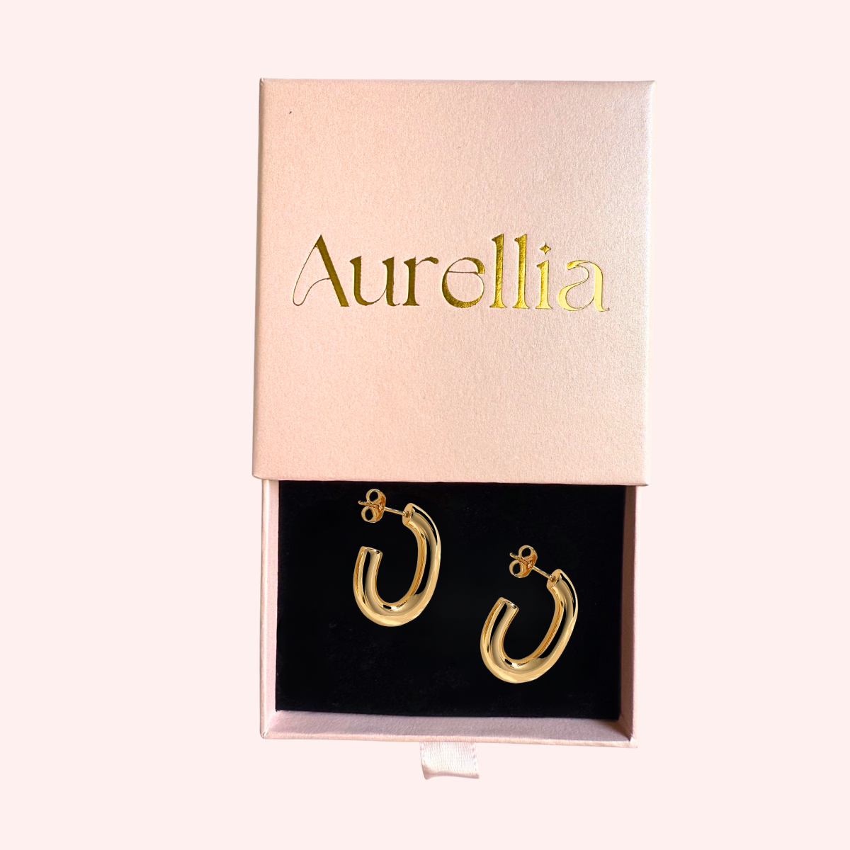 Aretes golden style